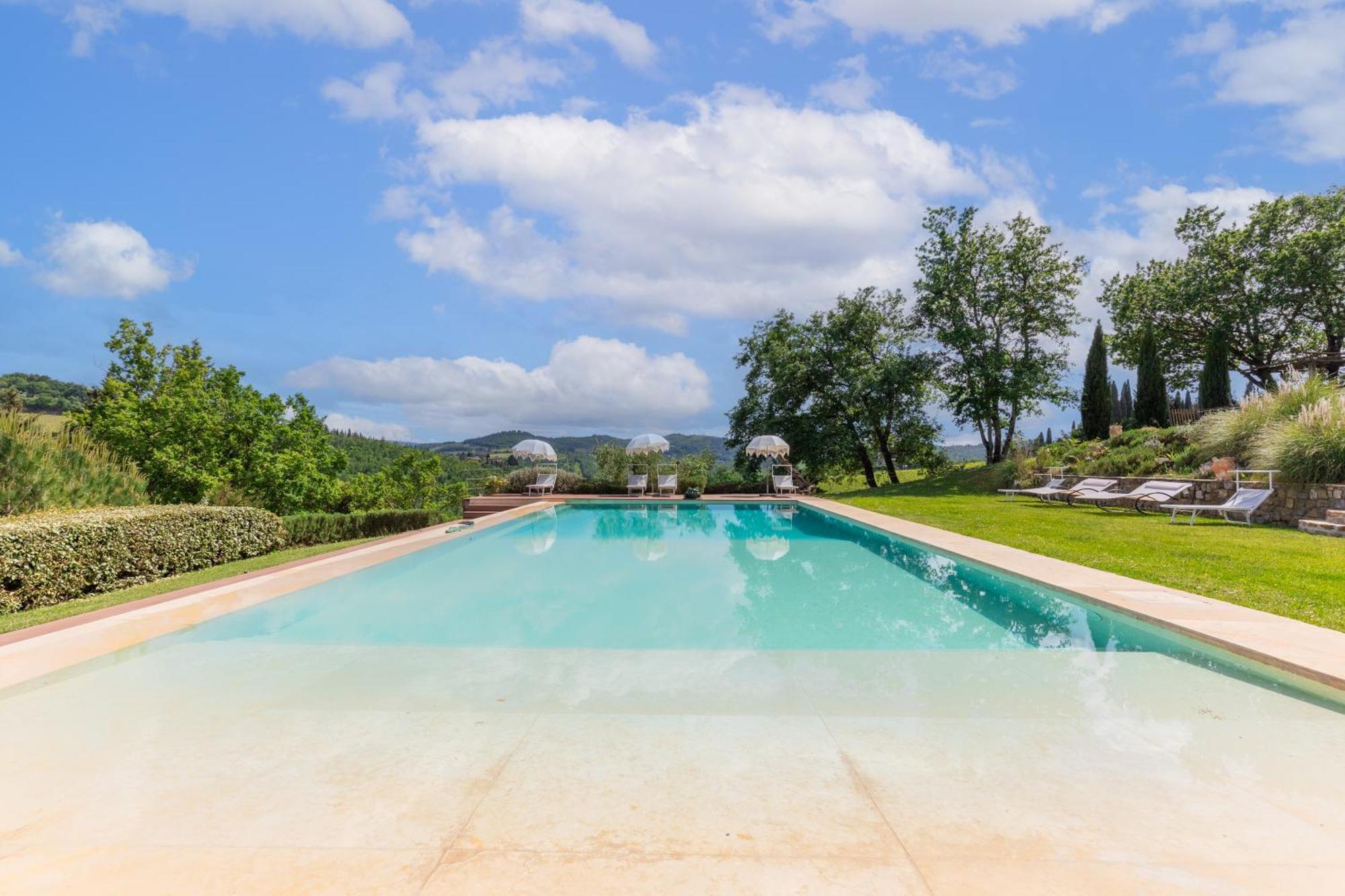 Villa Rignana Chianti Estate, Pool, Tennis,Cook 그레베 인 키안티 외부 사진